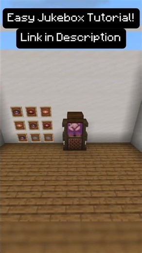 Easy Jukebox Tutorial in Minecraft! 🎶 #minecraft #shorts