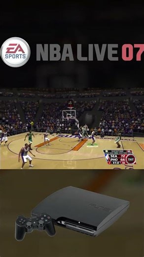 NBA Live 07 (PS3) gameplay