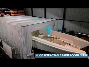 Retractable Spray Booth | Extending Booth | Pull Out Spray Painting Booth System | DIY SPRAY BOOTH