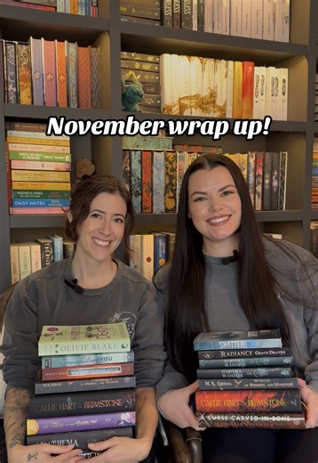 November was successful reading month for us! What did you read? #brimstone #bookrecommendations #romantasy #booktokfyp
