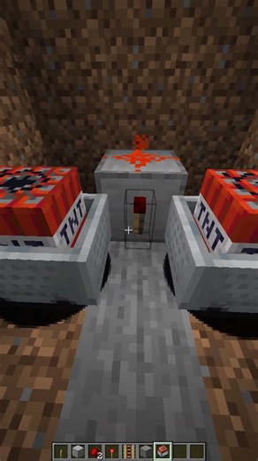 HIDDEN TRAP!! #minecraft
