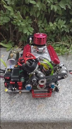 Cison V8 Engine Runs! Listen!-EngineDIY