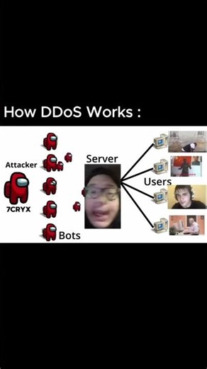 DDoS Attacks Explained with Memes 💀