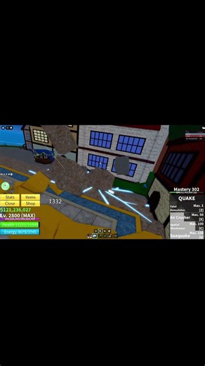 Showcasing the Awakened Quake Fruit #bloxfruits #bloxfruitsdefeatingallbosses #quakefruit