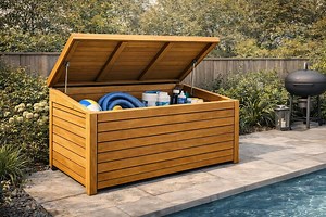 Pool Equipment Storage Box Plans – Diy Wooden Outdoor Storage Chest Blueprint Pdf - Etsy Australia
