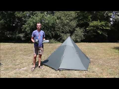 Présentation de la tente Superlight Pyramid de DD Hammocks