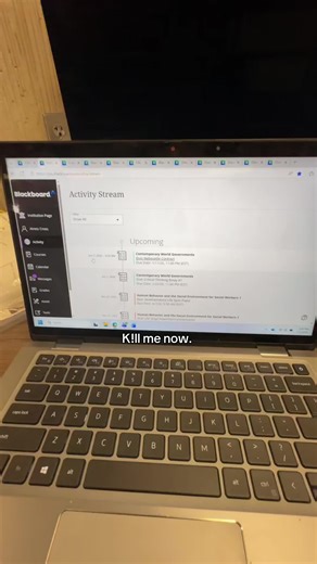 It’s the FIRST DAYYYY #overwhelmed #bts #university #college #blackboard