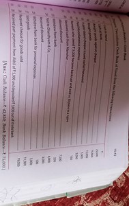 10.43 Tepme Two-column Cash Book of Vinod from the following tr... | Filo