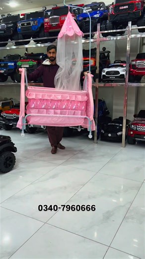 Miniworld.pk on Instagram: "Beautiful Cradle Swing with Mosquito Net 🛏️ Safe • Comfortable • Stylish 🌙✨ Give your baby a peaceful and protected sleep with this premium cradle swing. Designed for comfort and safety, it comes with a soft structure and mosquito net to keep insects away while your baby rests calmly. ✔️ Smooth gentle swinging ✔️ Soft & comfortable material ✔️ Strong and stable design ✔️ Mosquito net for full protection ✔️ Perfect for daily naps & night sleep 📦 Cash on delivery ava