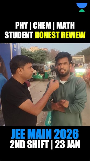 JEE Main 2026 Shift 2 (23 Jan) | Physics–Chemistry–Maths Weightage 🔥 | Chapter Distribution Analysis