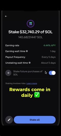 Here’s How Fast I Stake SOL on Coinbase ⚡ (Passive Income Made Simple)