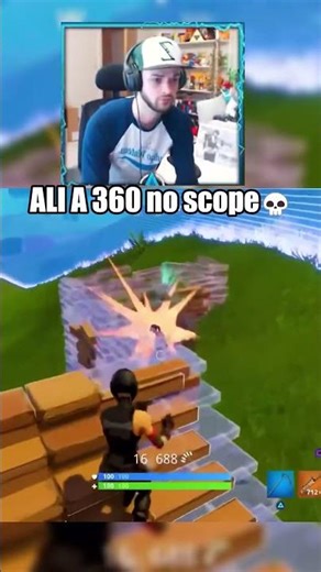 When Ali-A hit this insane trickshot💀