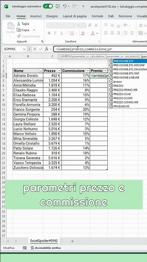 Excel LAMBDA: Crea Funzioni Personalizzate come un Programmatore