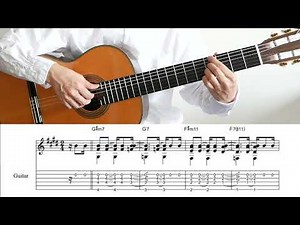 One Note Samba [TAB] Simple Fingerstyle Guitar | A.C. Jobim