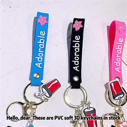 Cartoon Anime Oil in Keychain 3D Pvc Keychain Accessory Pendant Custom Soft Pvc Rubber Keychain