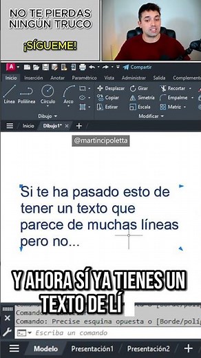 🔴 Convertir Texto de 1 Línea a Texto de Líneas Múltiples en AutoCAD [Y Viceversa]