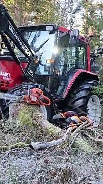 valmet 6300 hitrol with igland 380 foresttrailer