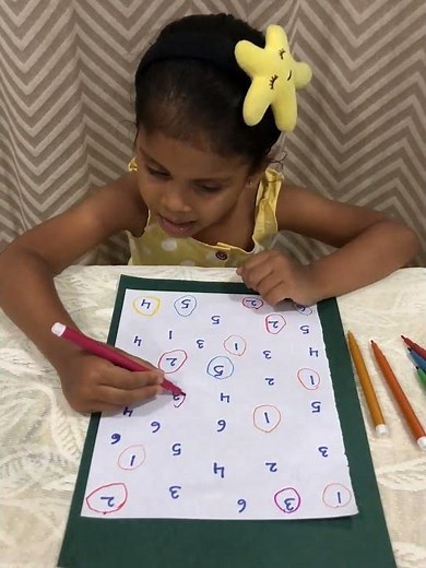 Dice Game for Kids | Circle the Number Activity | Fun Counting Game 🎲.#dicegame #learningthroughplay