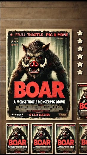 Boar (2017) Movie Explained in 25 Seconds | Thrilling Survival Story! #shorts
