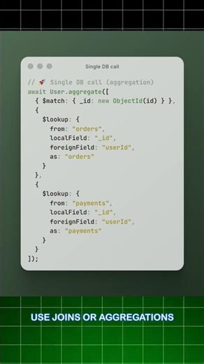 1 API Request = 10 DB Calls 😬 (Fix This) | #api #optimization #backend
