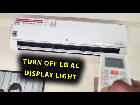 How To Turn On & Off LG AC Display Light! (2 Ways)