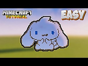 Minecraft Pixel Art Tutorial #126 | How to Build Cinnamoroll in your Minecraft World!
