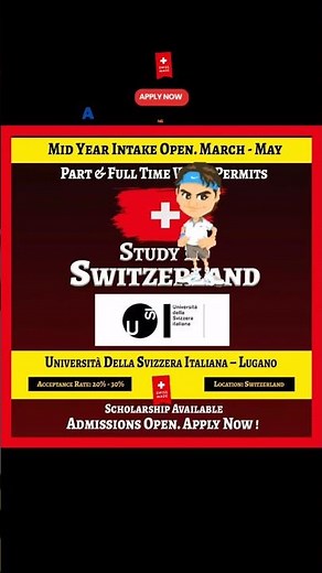 🎬 Study at Università della Svizzera Italiana – A Premier Swiss University! 🇨🇭🎓