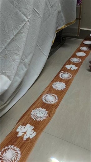 🎇 Navarathri Golu kolam border decoration ideas#kolamdesigns#decorationideas#002#share#ytshorts#reel