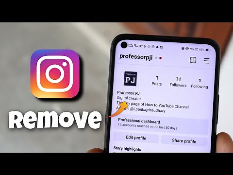 How to Remove Digital Creator From Instagram Profile