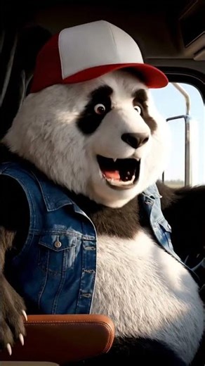 Hilarious Panda Trucker Fights With GPS | Funny Animation | Nebula Shots