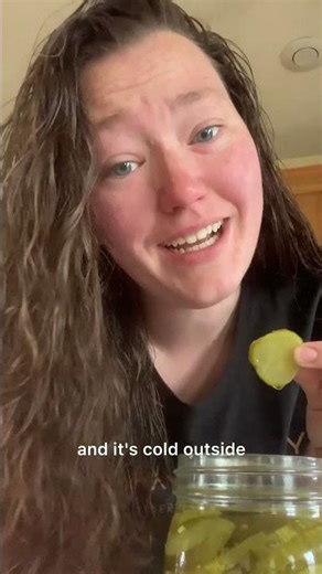 #growagarden #pickles I get excited every time I open my own canned goods! #gardening #shorts