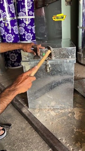 How a Metal Storage Box Is Made by Hand | Amazing Craftsmanship #manufacturingmagic #craftsmanship