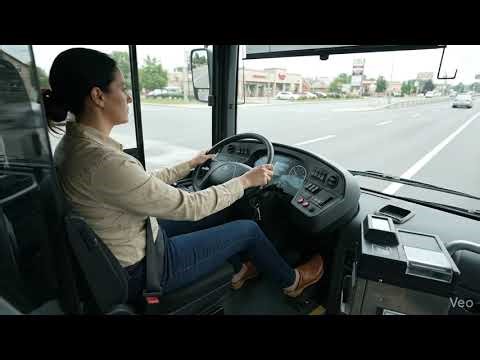 She Drives a Bus Wearing Clogs | Ultra Realistic AI Driver POV