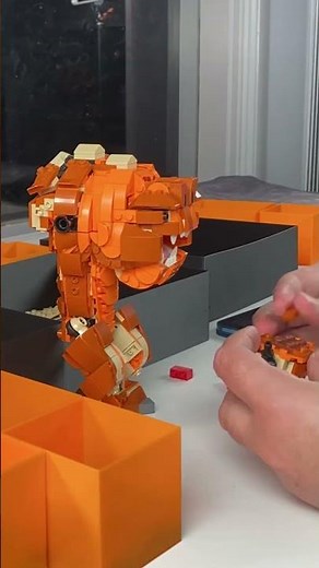 Star Wars Rancor MOC timelapse