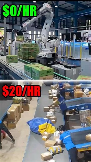 1 Robot = 2 Workers. (Math is easy) 📈