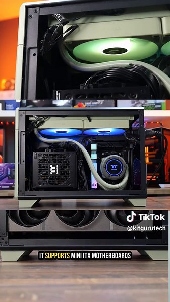 Thermaltake TR100 Matcha Green PC Build Overview