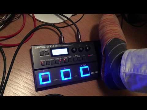 Boss GT-1 WAH test