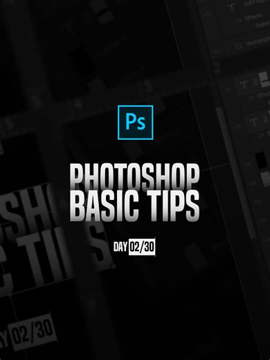PS Basic Tips Day 2/30 | Nge-desain pake guide-line jadi ngebantu banget!✨ #photoshop #tipsandtrick #photoeditingtips #photoshoptutorial #design #fyp