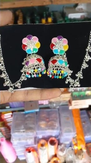 multicolor jhumka #shorts #jhumka_earrings #earrings #viral