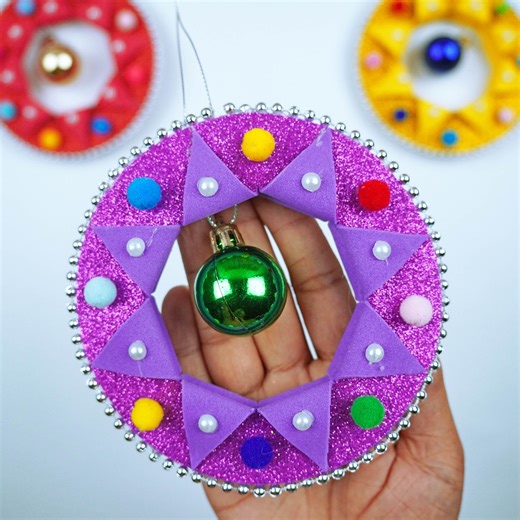 3.8K views · 24 reactions | Christmas is almost here Learn how to make this DIY Christmas ornaments for your home deocration It's very easy and interesting to make. Decorate your tree with some beautiful handmade Xmas ornaments!❄ #christmascrafts #christmasdecor #christmasornaments #Christmas | Million Ideas of Crafts | Facebook