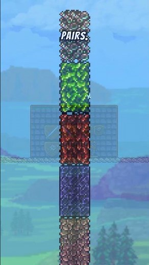 45-Second Terraria: Ore Types Explained #terraria