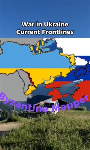 Map of the war in Ukraine the latest map I could get #viral #mapping #ukrainewar #history #fyp