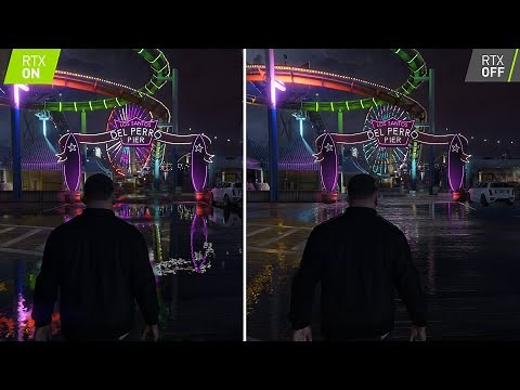 GTA 5 Enhanced Ray Tracing ON vs OFF RTX 4090 4K Graphics Comparison