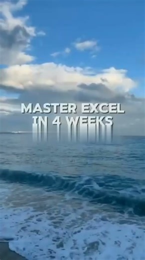 Master Excel IN 4 Week #excel #traffic #learnexcel