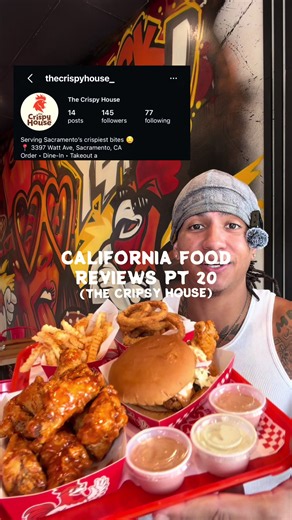@The Crispy House 9/10 🔥 You have to stop by and try out Sacramento’s newest chicken spots 🍗📈 I tried a few of the items and everything I would buy again❗️Make sure you tell them Top sent you 🕵🏽‍♂️ #foodie#review #sacramento#thecrispyhouse#fyp