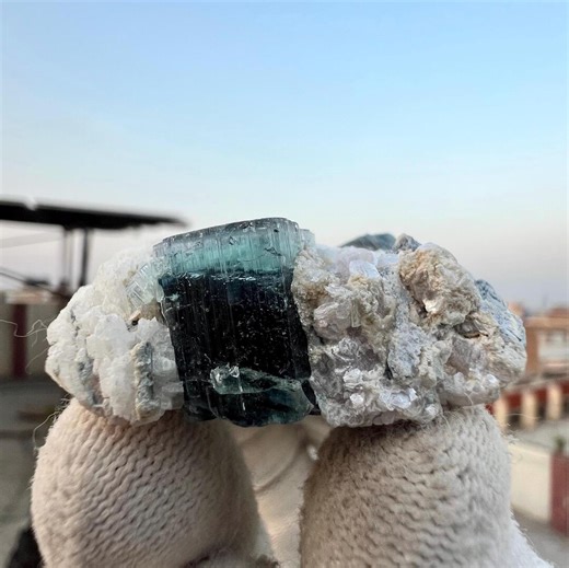 Tourmaline on Matrix Combine With Mica,afghanistan - Etsy