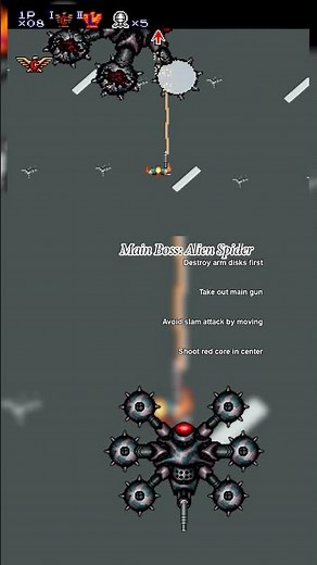 Contra 3 Boss Fight – Stage 2 Alien Wall 💀🚧