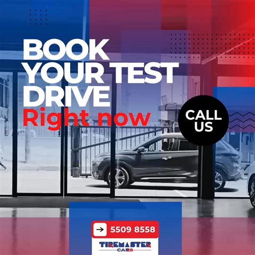 Book Your Test Drive Today! Experience the thrill before you decide — take the wheel and feel the difference yourself. 📞 Call us now to reserve your slot: Fabien: 5509 8558 | Cedric: 5259 4526 | Noor: 5256 7941 💰 Leasing facilities available — tailor your plan and drive today. 📍 TireMaster Cars, Industrial Zone, Phoenix 📅 Limited slots this week — Terms & Conditions apply. #TireMasterCars #TestDrive #CarDeals #Mauritius #DriveWithConfidence #LeasingAvailable #BookNow | Tiremaster Cars