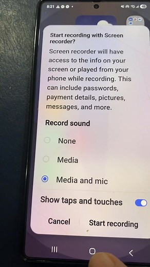 How to screen record using android phone 📱. #tutorial #contentcreator #tips | Matet Saludes