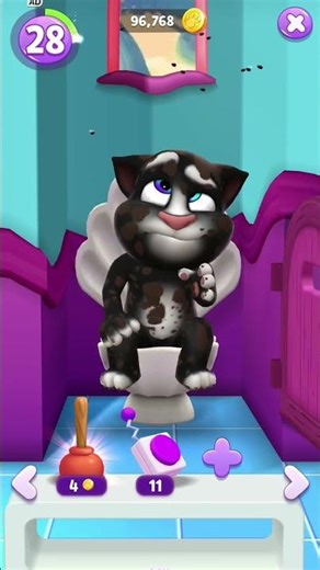 Tom using toilet 🚽😂 #tom #funny #foryou #suscribe